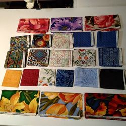 Assorted Fabric Lot (Mostly Fat Quarter Size) 