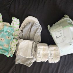 Preemie Baby Boy Clothes And Brest Milk Bags 
