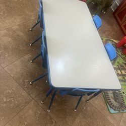 Preschool Table And Chairs 