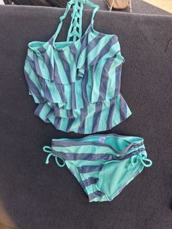 Justice Girls Two-Piece Tankini Swimsuit