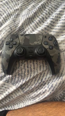 PS5 DualSense Wireless Controller Gray Camo
