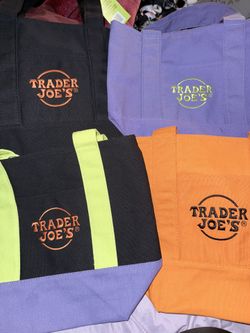 Trader Joe's Halloween Canvas Mini Totes