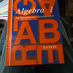 Saxon Algebra 1 Textbook