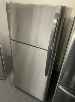 Frigidaire Top Freezer Refrigerator Stainless Steel