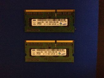 Samsung 4 GB of Ram 2 gb each