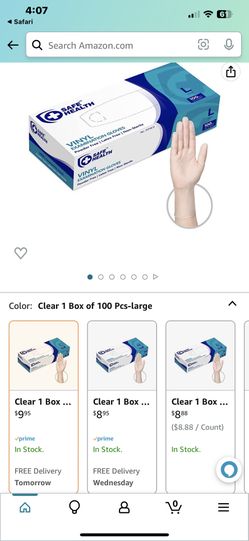  vinyl Gloves. $30 a case 