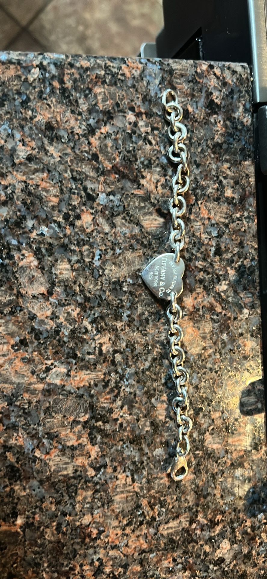 Silver Chain Tiffany Bracelet 