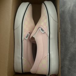 light pink kids vans