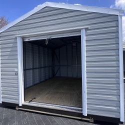 Sheds 10x16 W Rolling Doors Casitas De Patios 