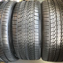 (FOUR) 19” TIRES - GENERAL ALTIMAX RT 255/45/19 104V WITH OVER 95% TREAD