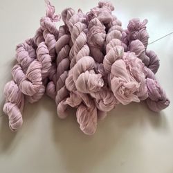 Cheesecloth Table Decorations.  20 Pink And 15 Blue