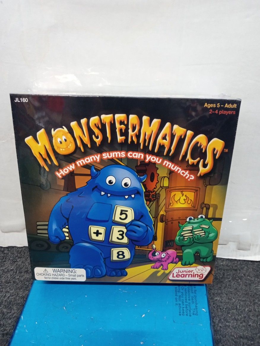 Junior Learning Monstermatics Variety Math Problem Game