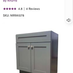 Gray Bathroom Vanity