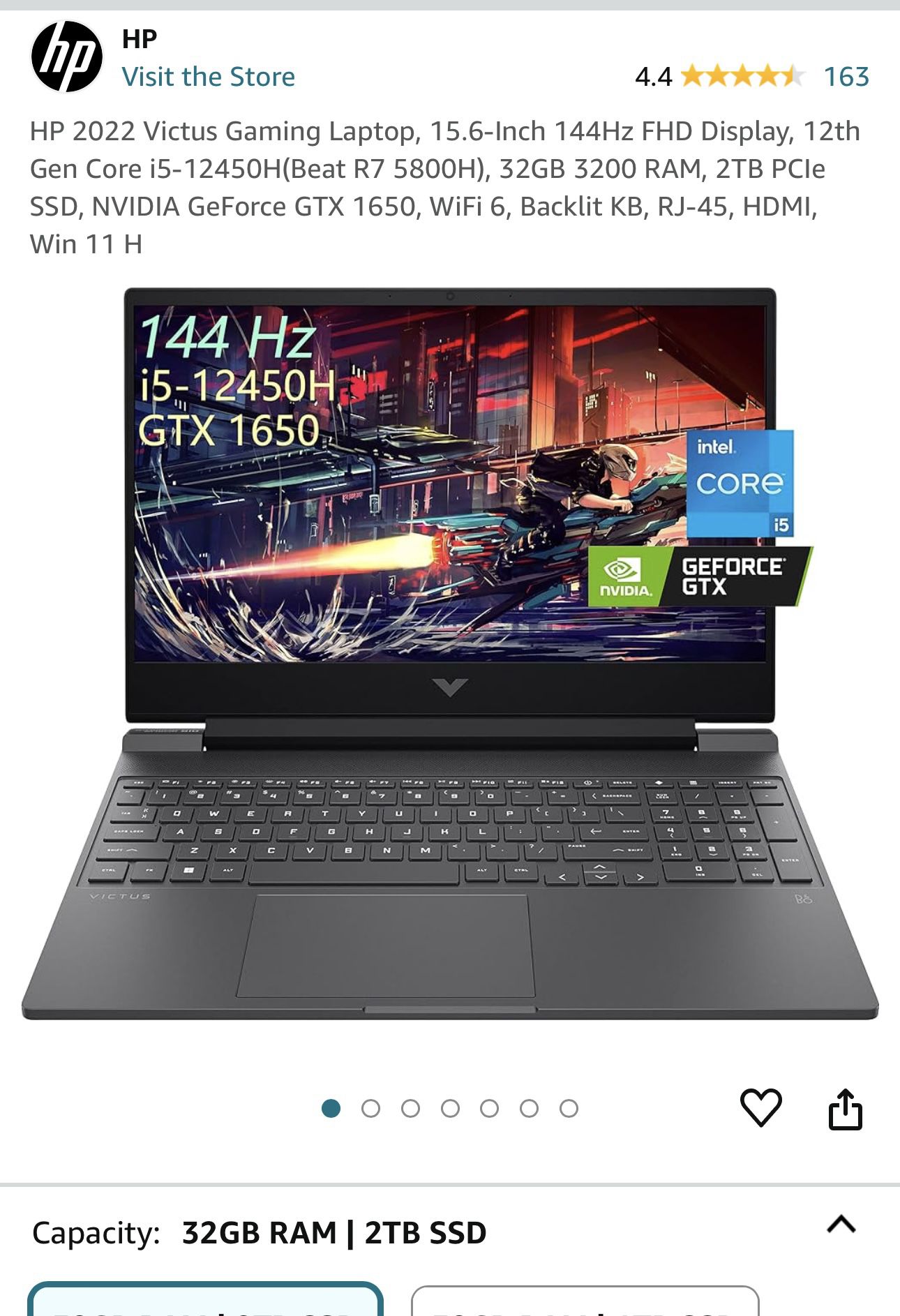 HP 2022 Victus Gaming Laptop 