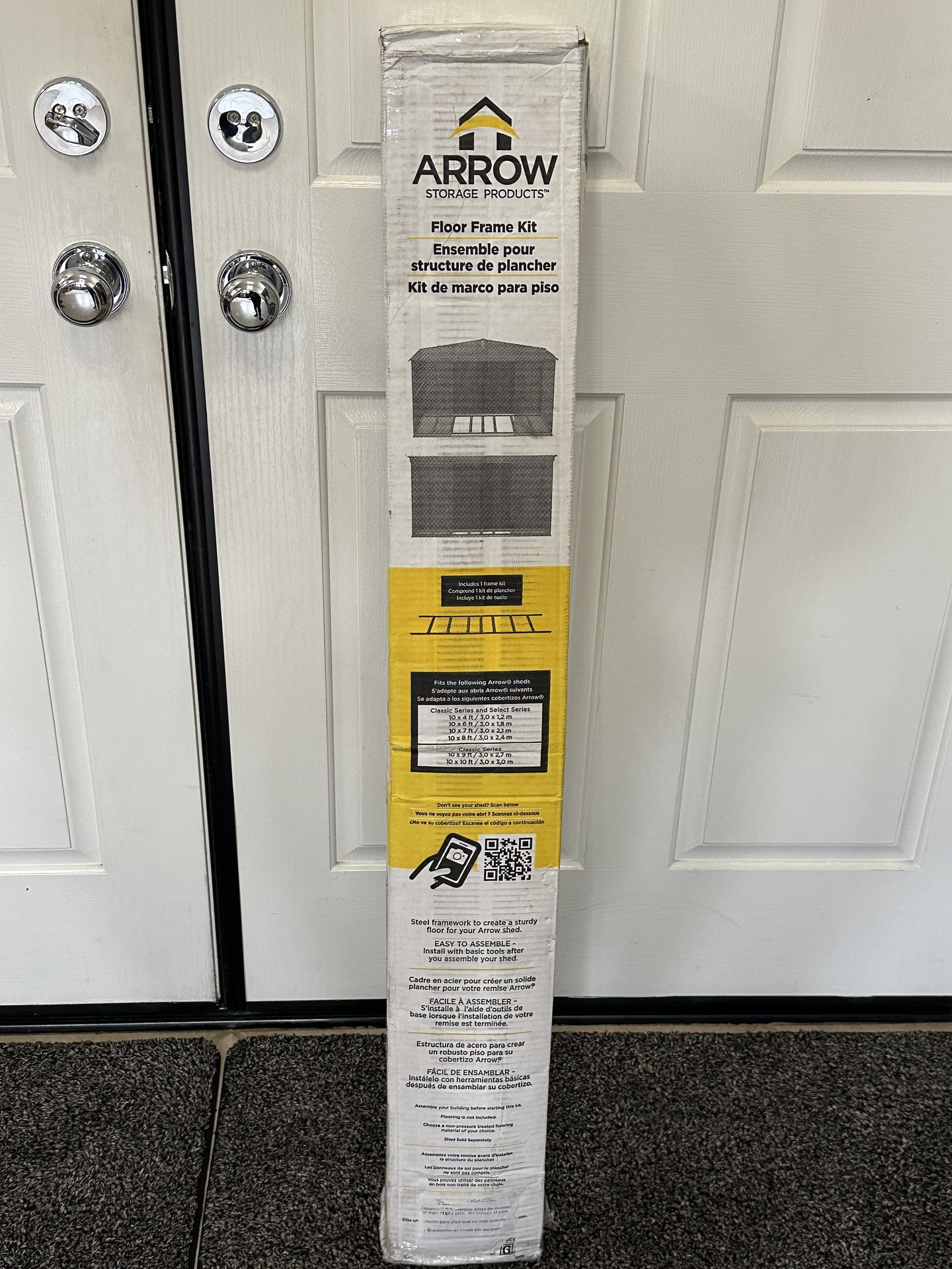 New Arrow Classic Grey Floor Frame Kit for Sheds 10x4 to 10x10 Ft Select Models