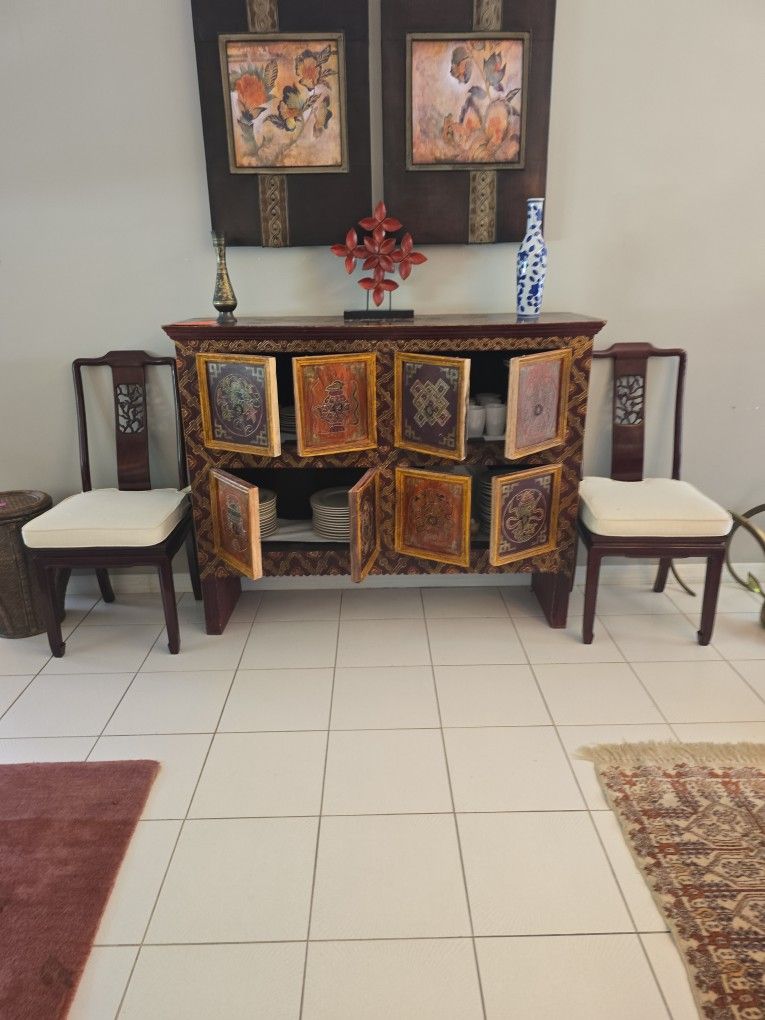 Tibetan Buffet Cabinet