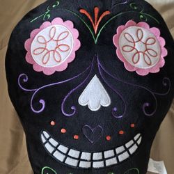 Skull Day of the Dead Cushion