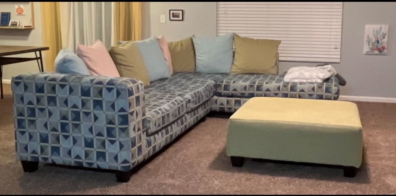 Living Room Sofa With Ottoman Included