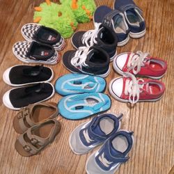 9 Pairs Boys Shoes Size 5