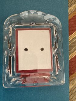 Clear Glass Picture Frames 4 x 6 & 2.5 x 3.5