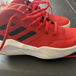 Adidas Red and Black Sneakers with Modern Silhouette