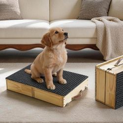 Solid Wood Dog Training Platform Expandable Portable Up To 150 Pounds