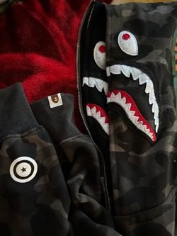 double hood bape zip up