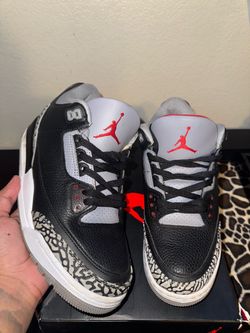 “Black Cement” Retro 3 Size 8.5 🔥