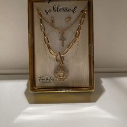 So Blessed Necklace and Earrings Set