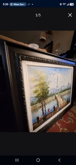 Eiffel Painting