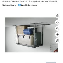 Overhead Garage Storage Shelf