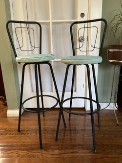 Mid Century Bar Stools 