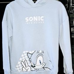 Sonic The Hedgehog Hooded Sweatshirt - Size Small 