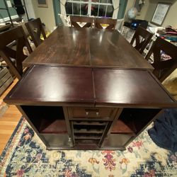Dining Room Table And Bar