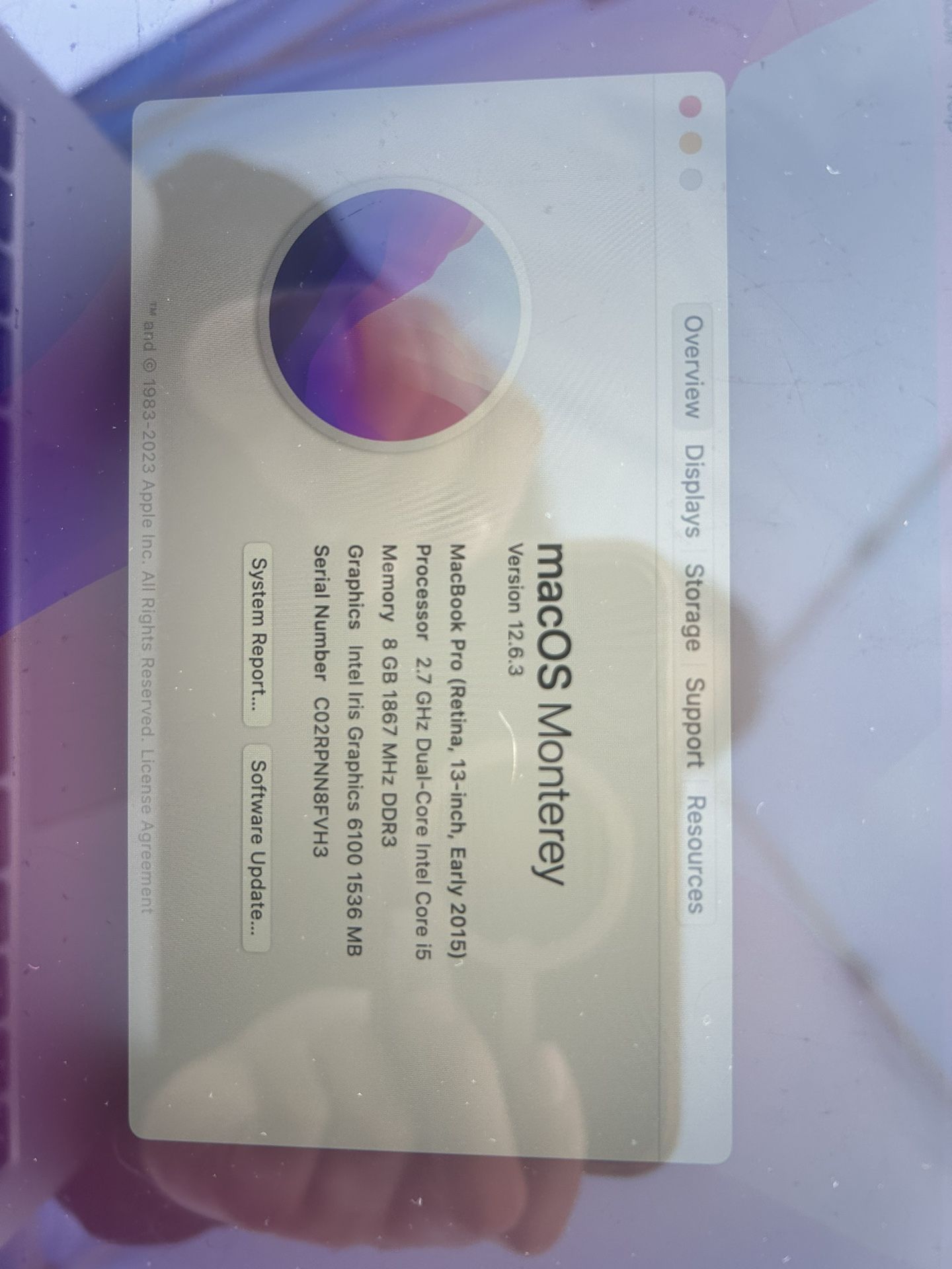 MacBook Pro Retina 2015 13”
