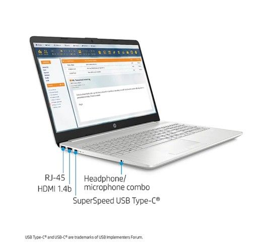 HP 15.6" Notebook, Intel i5, 8GB Memory, 256GB SSD, Windows 10