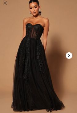 Embroidered Tulle gown