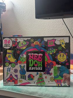 Authentic NeeDoh advent calendar & Gummy bears, RMS mystery Dumplings