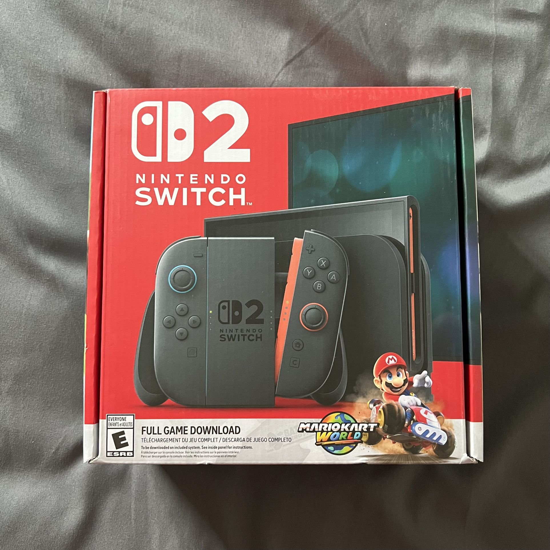 Nintendo Switch 2 NS2 Mario Kart World Launch Edition Video Game System NEW