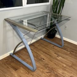Glass Table Top Desk