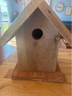 Cedar birdhouses