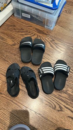 Lot of kids summer shoes/sandals Nike and Adidas