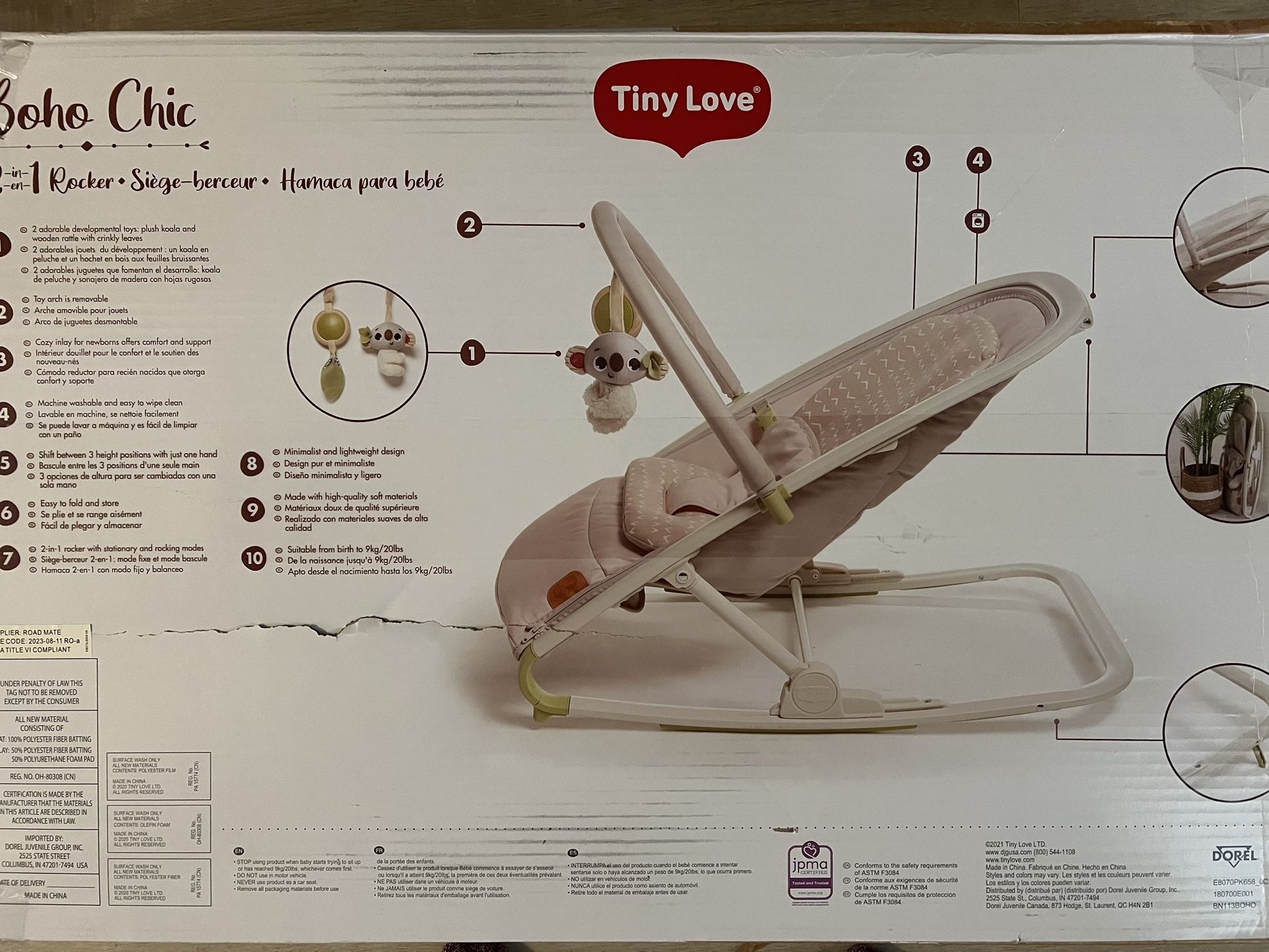 Tiny Love Boho Chic 2-in-1 Rocker