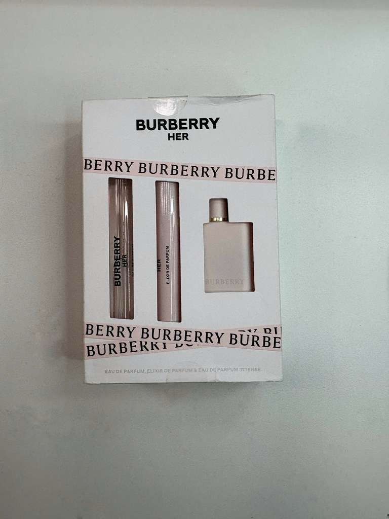 New 3PC BURBERRY Her Collection Perfume Mini Travel Trio Set (2x10ml+ 5 ml)