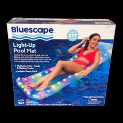 Bluescape Light-Up Inflatable Pool Mat