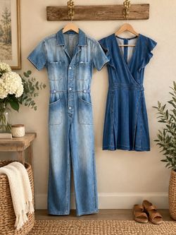 Pistola Jumpsuit and White House Black Market Wrap Dress
