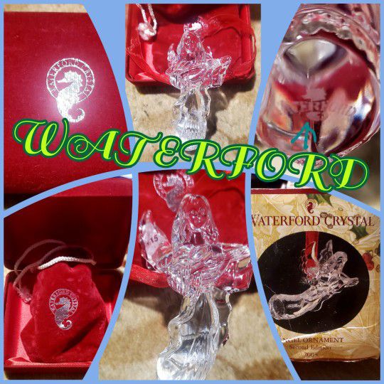 Waterford Crystal Angel New In Bag And Box