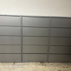 OFFICE/HOME FILE CABINET 5 DRAWERS LATERAL FILE 