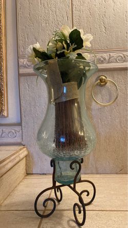 glass flower pot