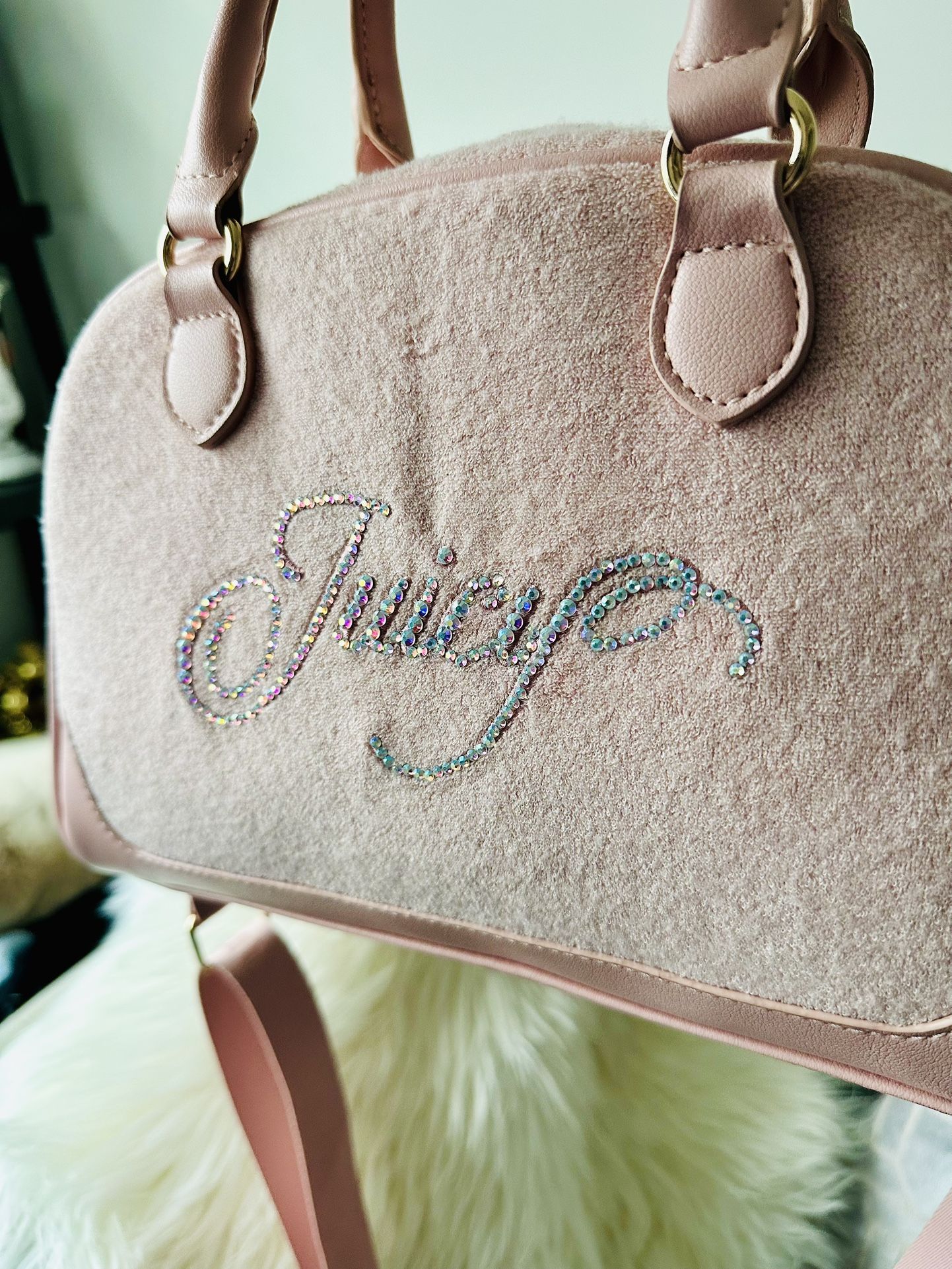 Juicy Couture Rhinestone Bowler Bag